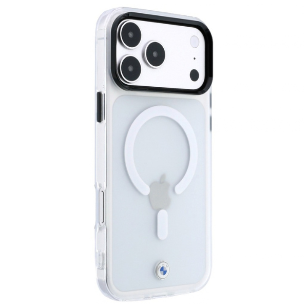 Dėklas BMW Sign Frosted IML & Metal Logo MagSafe Case for iPhone 18 Pro Max / 17 Pro Max - Clear aprašymas - Prekės nuotrauka