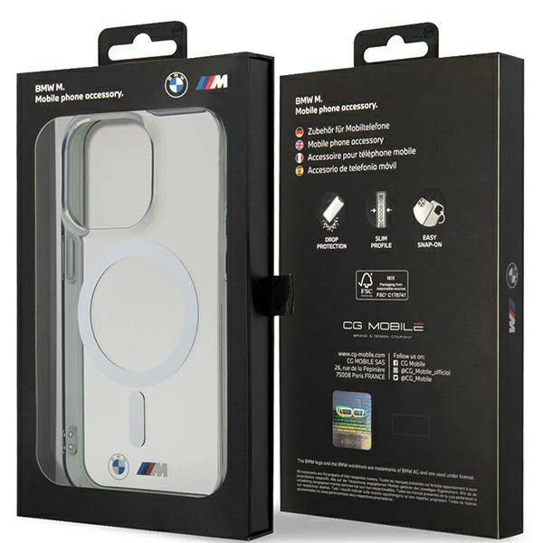 BMW sidabrinis žiedas „Magsafe“ dėklas, skirtas „iPhone“