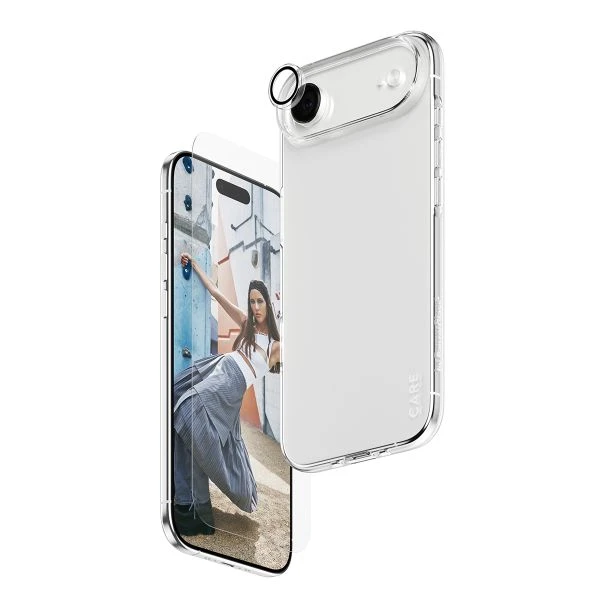 Panzer Glass „CARE by PanzerGlass“ madingas 3in1 apsauginis rinkinys: dėklas, stiklas ir objektyvas, skirtas „iPhone Air“ aprašymas - Prekės nuotrauka Panzer Glass „CARE by PanzerGlass“ madingas 3in1 apsauginis rinkinys: dėklas, stiklas ir objektyvas, skirtas „iPhone Air“ aprašymas - Prekės nuotrauka