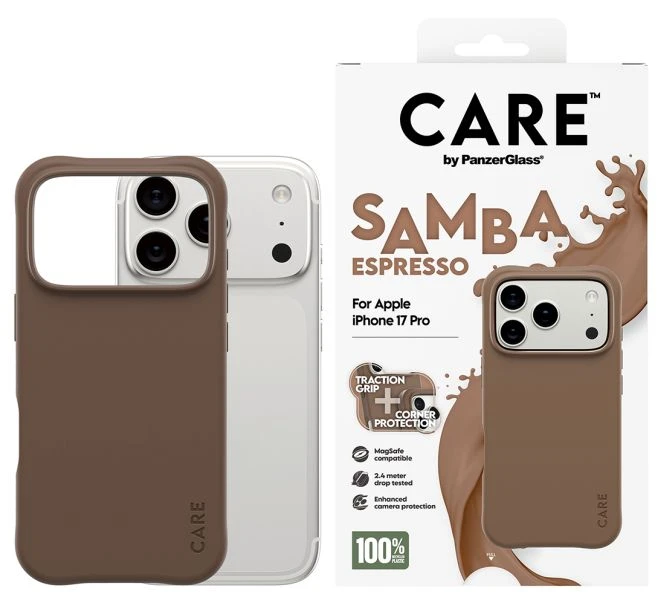 „Panzer Glass CARE by PanzerGlass“ madingas „Samba MagSafe“ dėklas, skirtas „iPhone 17“ – Juodas aprašymas - Prekės nuotrauka „Panzer Glass CARE by PanzerGlass“ madingas „Samba MagSafe“ dėklas, skirtas „iPhone 17“ – Juodas aprašymas - Prekės nuotrauka