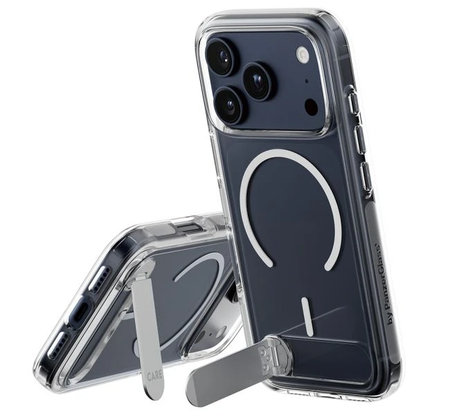 „Panzer Glass CARE by PanzerGlass“ apsauginis dėklas su atramėle „MagSafe“, skirtas „iPhone 17“ – permatomas aprašymas - Prekės nuotrauka „Panzer Glass CARE by PanzerGlass“ apsauginis dėklas su atramėle „MagSafe“, skirtas „iPhone 17“ – permatomas aprašymas - Prekės nuotrauka
