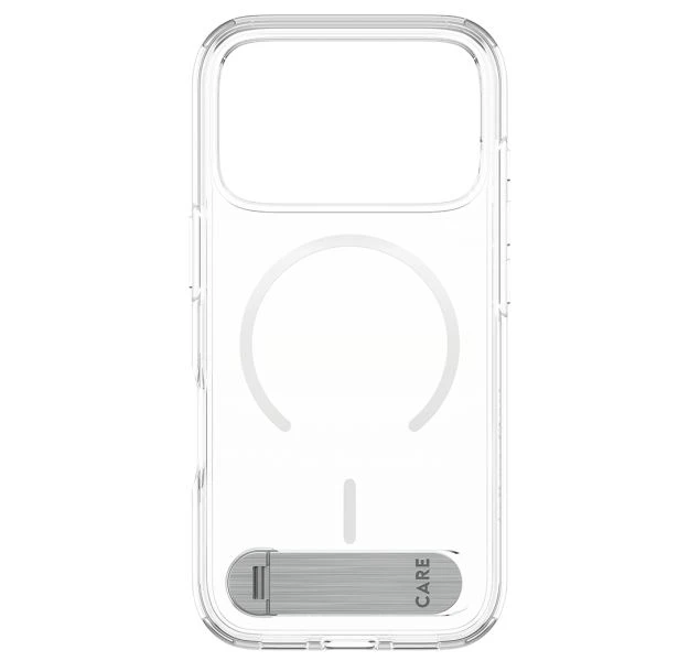„Panzer Glass CARE by PanzerGlass“ apsauginis dėklas su atramėle „MagSafe“, skirtas „iPhone 17“ – permatomas aprašymas - Prekės nuotrauka „Panzer Glass CARE by PanzerGlass“ apsauginis dėklas su atramėle „MagSafe“, skirtas „iPhone 17“ – permatomas aprašymas - Prekės nuotrauka