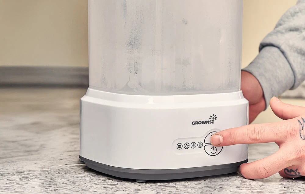 Grownsy bottle sterilizer with dryer (pilka) aprašymas - Prekės nuotrauka