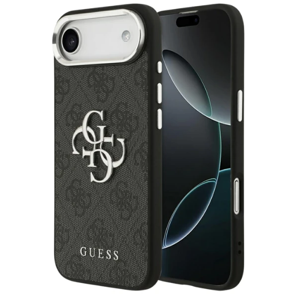 „Guess 4G Big 4G Classic“ logotipo dėklas, skirtas „iPhone 17 Air“ - juodas aprašymas - Prekės nuotrauka „Guess 4G Big 4G Classic“ logotipo dėklas, skirtas „iPhone 17 Air“ - juodas aprašymas - Prekės nuotrauka