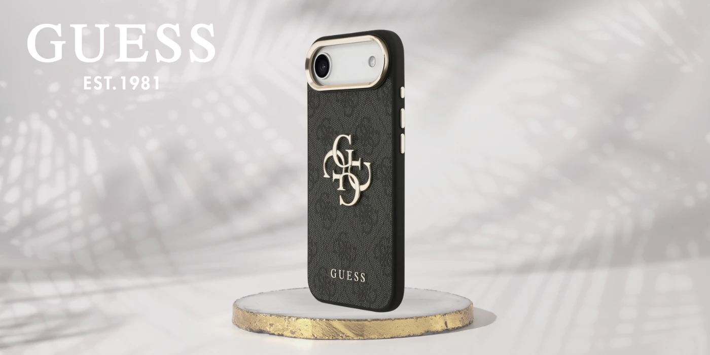 Dėklas Guess 4G Big 4G Classic Logo Case for iPhone Air - Juodas and Gold aprašymas - Prekės nuotrauka
