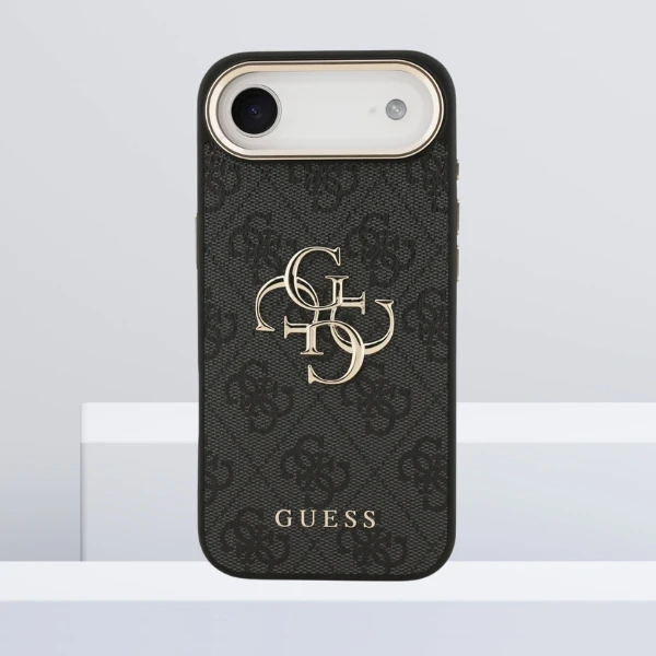 Dėklas Guess 4G Big 4G Classic Logo Case for iPhone Air - Juodas and Gold aprašymas - Prekės nuotrauka