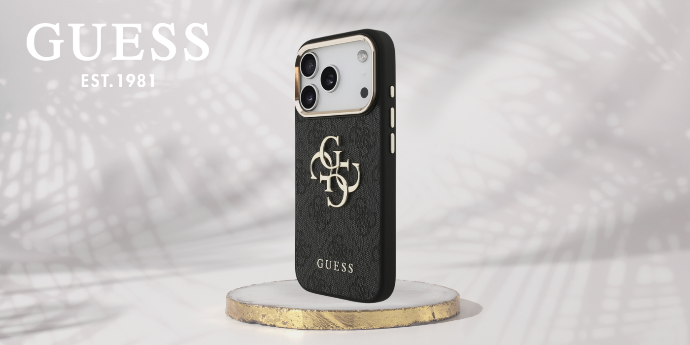 Dėklas Guess 4G Big 4G Classic Logo Case for iPhone 17 Pro / 18 Pro - Juodas and Gold aprašymas - Prekės nuotrauka