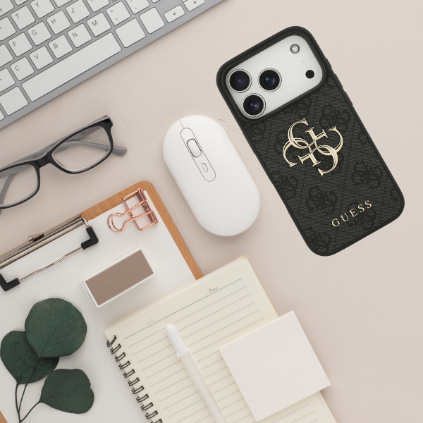 Dėklas Guess 4G Big Logo Case for iPhone 17 Pro Max / 18 Pro Max - Juodas aprašymas - Prekės nuotrauka