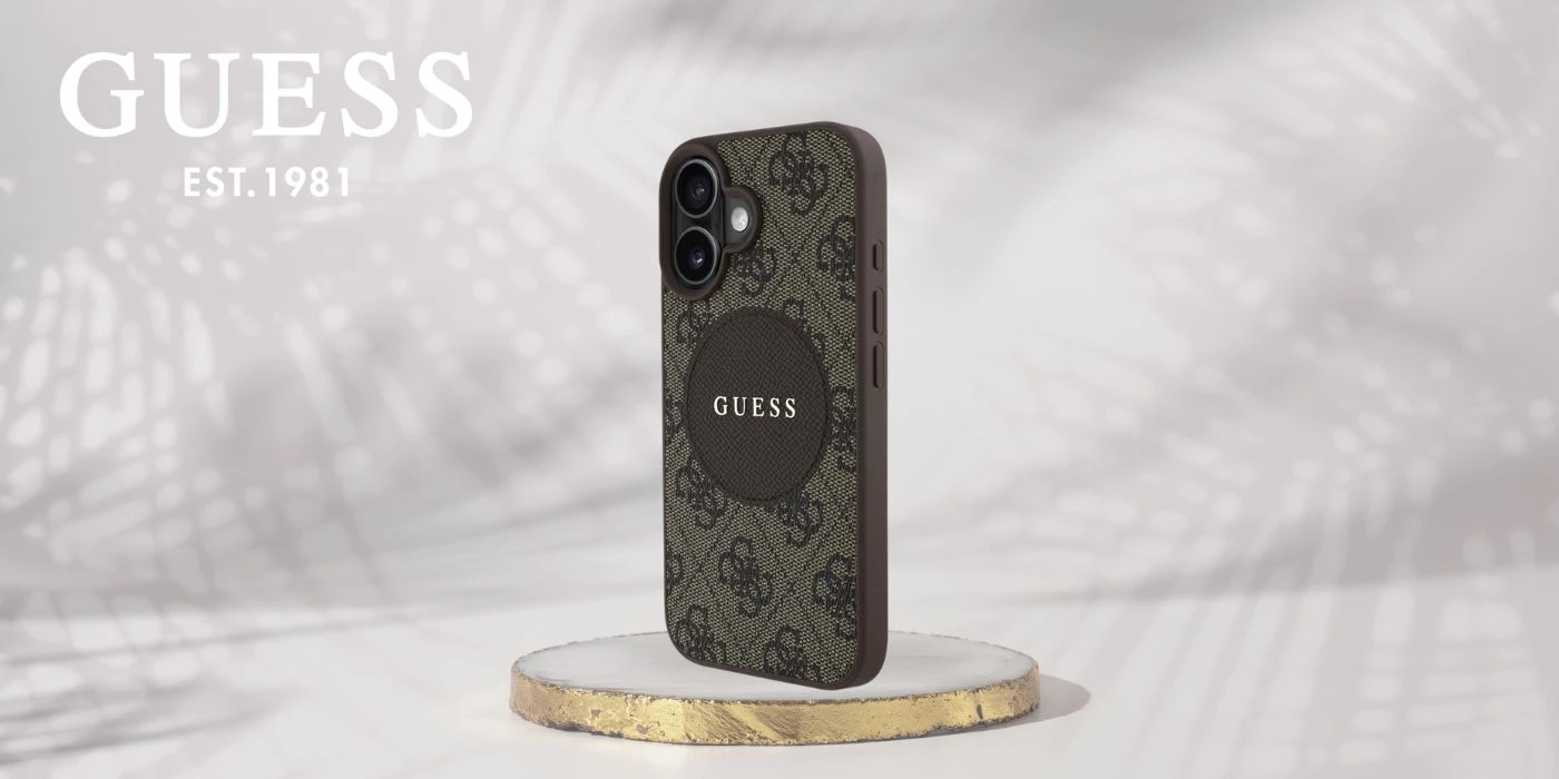 Guess 4G Circle Classic Logo MagSafe dėklas iPhone 16 - ruda aprašymas - Prekės nuotrauka Guess 4G Circle Classic Logo MagSafe dėklas iPhone 16 - ruda aprašymas - Prekės nuotrauka
