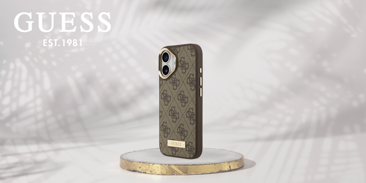 Guess 4G Logo Plate MagSafe dėklas skirtas Apple iPhone 17 rudos spalvos aprašymas - Prekės nuotrauka Guess 4G Logo Plate MagSafe dėklas skirtas Apple iPhone 17 rudos spalvos aprašymas - Prekės nuotrauka