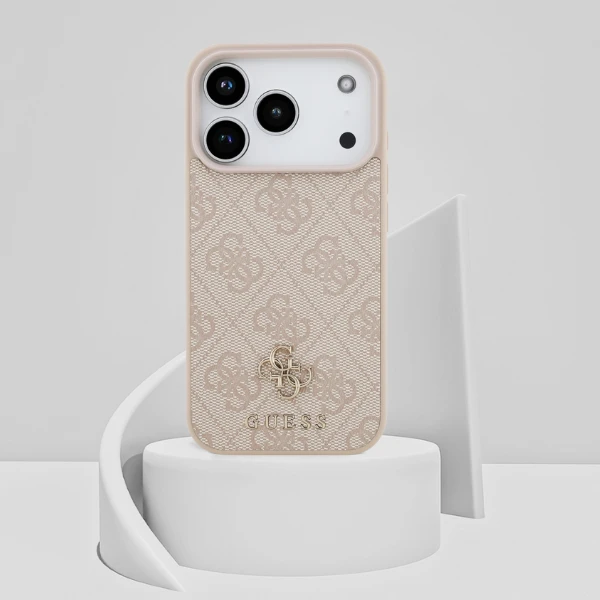 „Guess 4G“ mažas 4G ir klasikinis „MagSafe“ dėklas, skirtas „iPhone 17 Pro“ - Rožinė aprašymas - Prekės nuotrauka „Guess 4G“ mažas 4G ir klasikinis „MagSafe“ dėklas, skirtas „iPhone 17 Pro“ - Rožinė aprašymas - Prekės nuotrauka