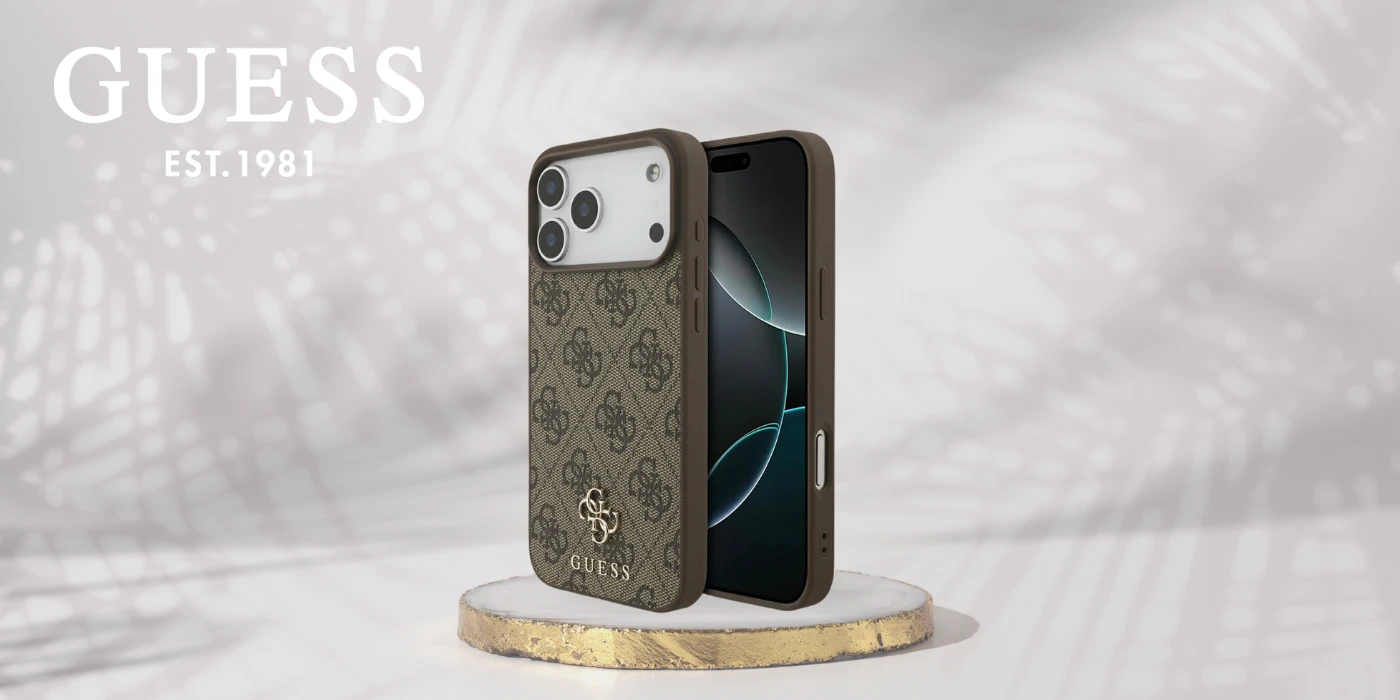 „Guess 4G“ mažas klasikinis „MagSafe“ dėklas su logotipu, skirtas „iPhone 17 Pro Max“ – rudas aprašymas - Prekės nuotrauka „Guess 4G“ mažas klasikinis „MagSafe“ dėklas su logotipu, skirtas „iPhone 17 Pro Max“ – rudas aprašymas - Prekės nuotrauka