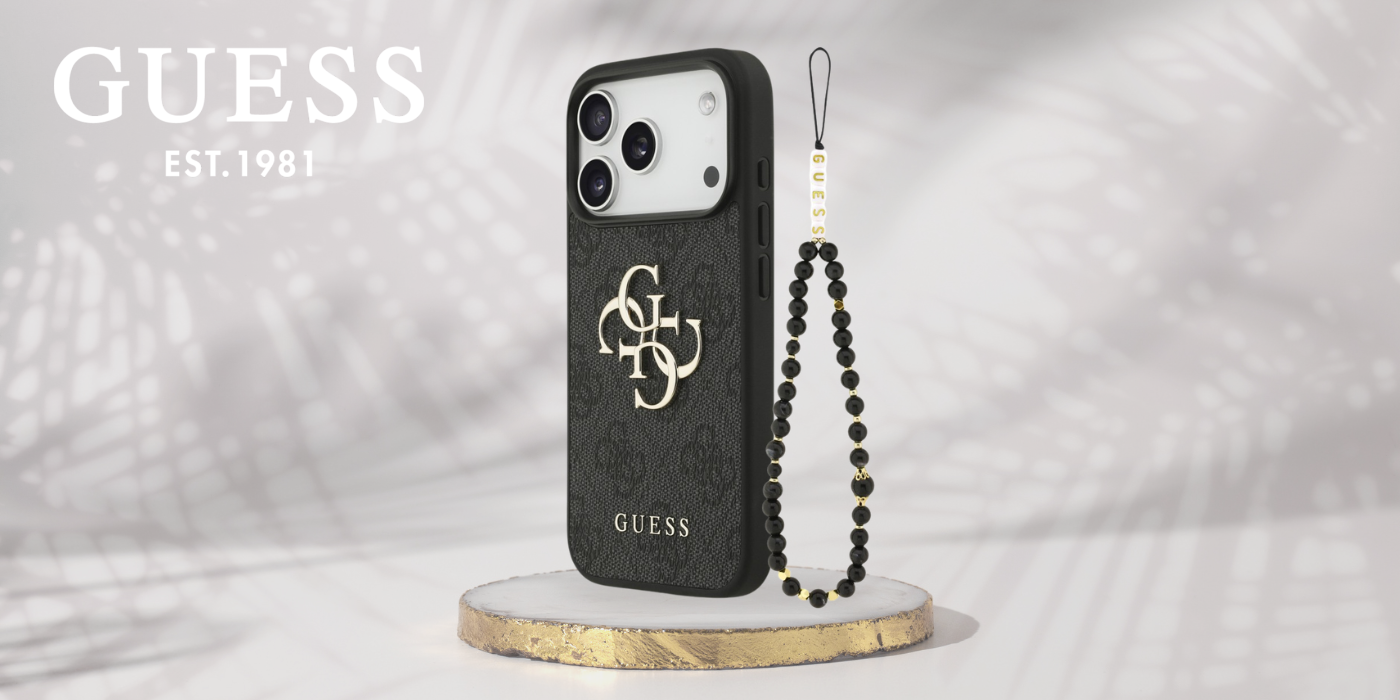 Dėklas Guess 4G Strap 4G Classic Logo Case for iPhone 18 Pro / 17 Pro - Juodas aprašymas - Prekės nuotrauka
