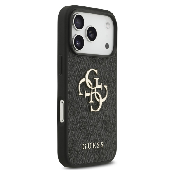 Dėklas Guess 4G Strap 4G Classic Logo Case for iPhone 18 Pro / 17 Pro - Juodas aprašymas - Prekės nuotrauka
