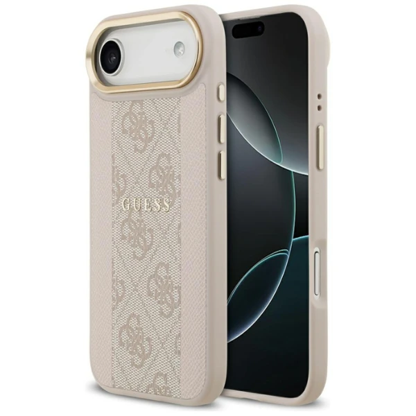 Dėklas Guess 4G Stripe MagSafe Case for iPhone Air - Rožinė aprašymas - Prekės nuotrauka