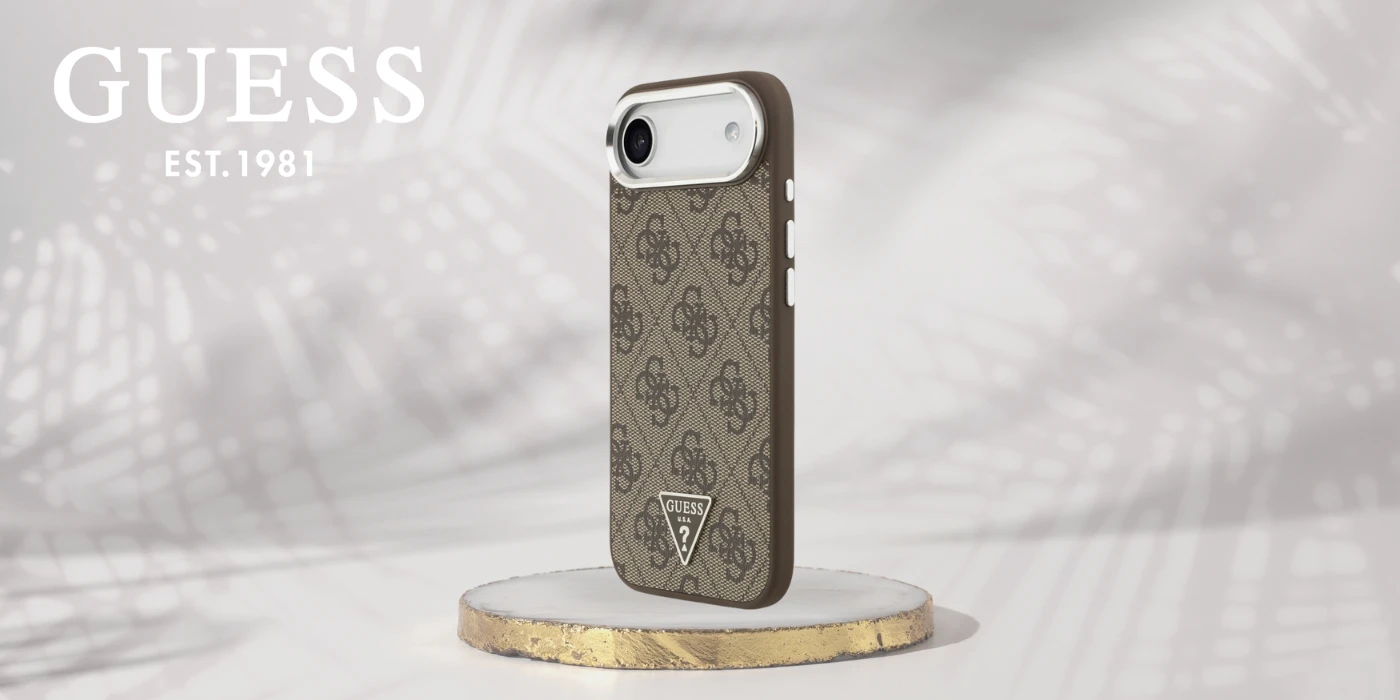 „Guess 4G“ trikampio logotipo „MagSafe“ dėklas, skirtas „iPhone Air“ – ruda aprašymas - Prekės nuotrauka „Guess 4G“ trikampio logotipo „MagSafe“ dėklas, skirtas „iPhone Air“ – ruda aprašymas - Prekės nuotrauka