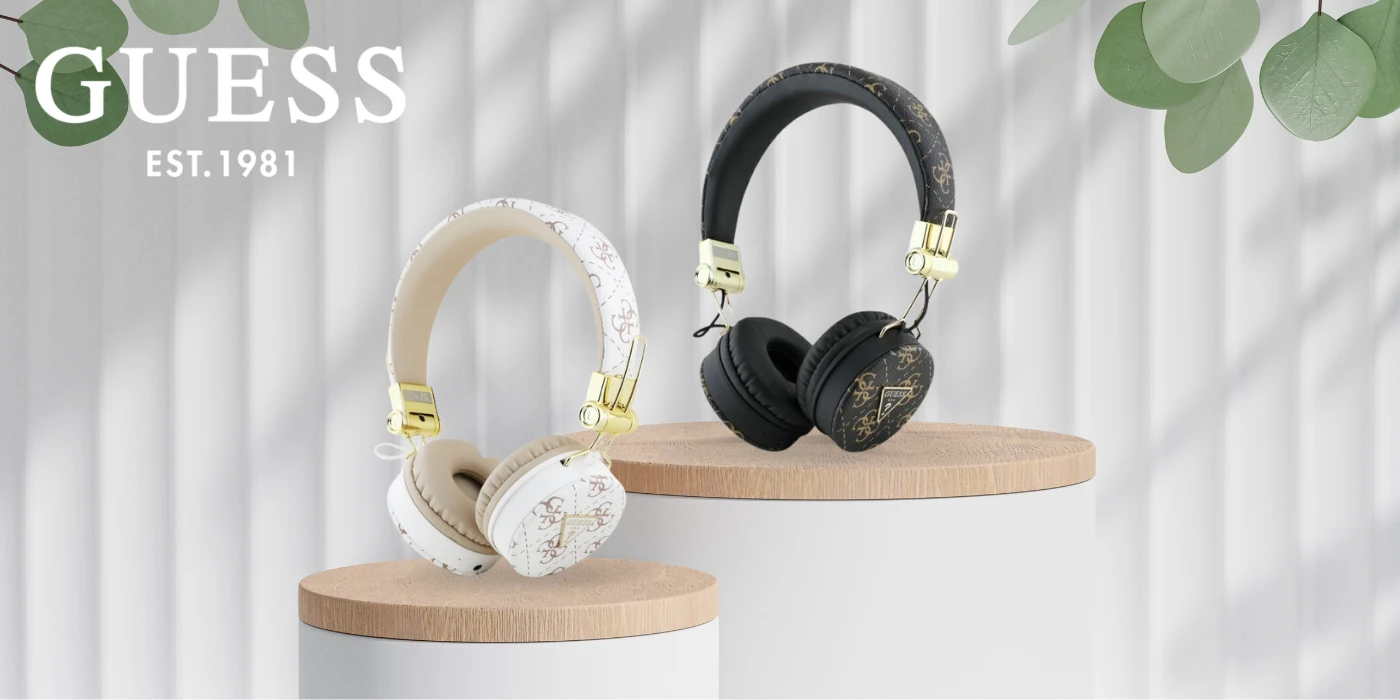 Guess ausinės Bluetooth ENC GUBH70E4PTMK juodos spalvos 4G Triangle Round Shape aprašymas - Prekės nuotrauka Guess ausinės Bluetooth ENC GUBH70E4PTMK juodos spalvos 4G Triangle Round Shape aprašymas - Prekės nuotrauka