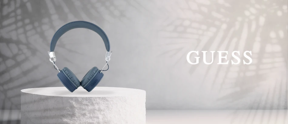 Guess ausinės Bluetooth ENC GUBH70PGTSPSB mėlynos spalvos Grained Classic Round Shape aprašymas - Prekės nuotrauka Guess ausinės Bluetooth ENC GUBH70PGTSPSB mėlynos spalvos Grained Classic Round Shape aprašymas - Prekės nuotrauka