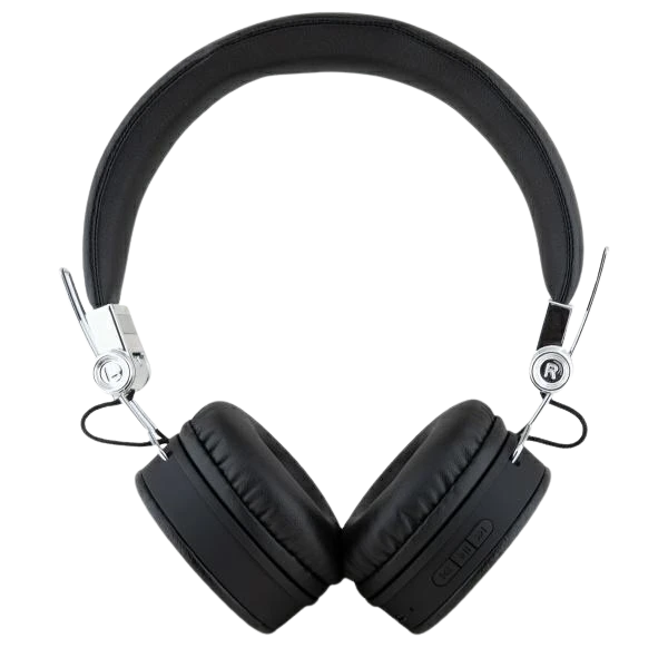 Guess ausinės Bluetooth ENC GUBH70PGTSPSK juodos spalvos Grained Classic Round Shape aprašymas - Prekės nuotrauka
