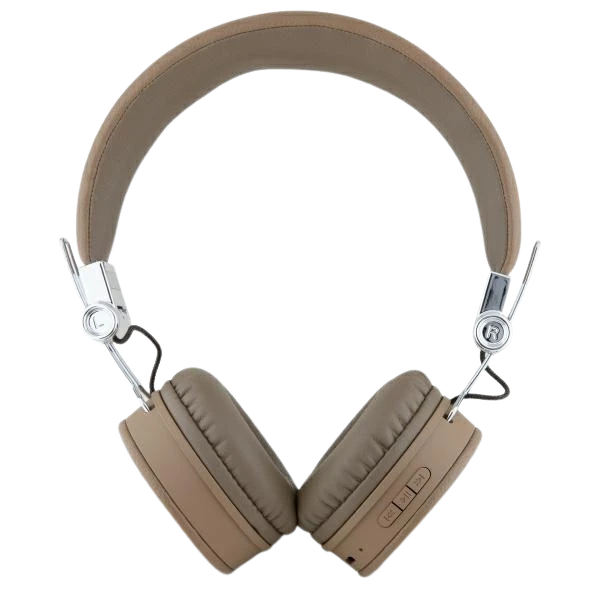 Guess ausinės Bluetooth ENC GUBH70PGTSPSW rudos spalvos Grained Classic Round Shape aprašymas - Prekės nuotrauka Guess ausinės Bluetooth ENC GUBH70PGTSPSW rudos spalvos Grained Classic Round Shape aprašymas - Prekės nuotrauka