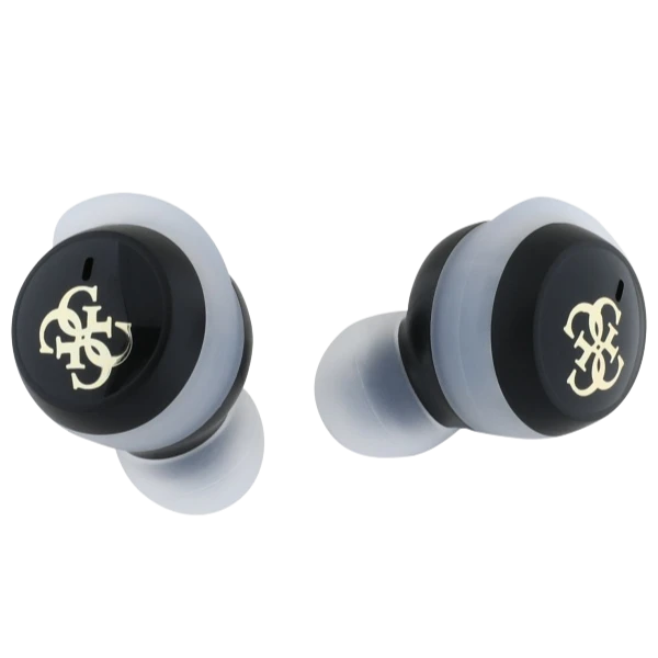 Guess ausinės Bluetooth GUTWSJ144ESK TWS juodos spalvos Iridescent 4G Printed Logo aprašymas - Prekės nuotrauka Guess ausinės Bluetooth GUTWSJ144ESK TWS juodos spalvos Iridescent 4G Printed Logo aprašymas - Prekės nuotrauka