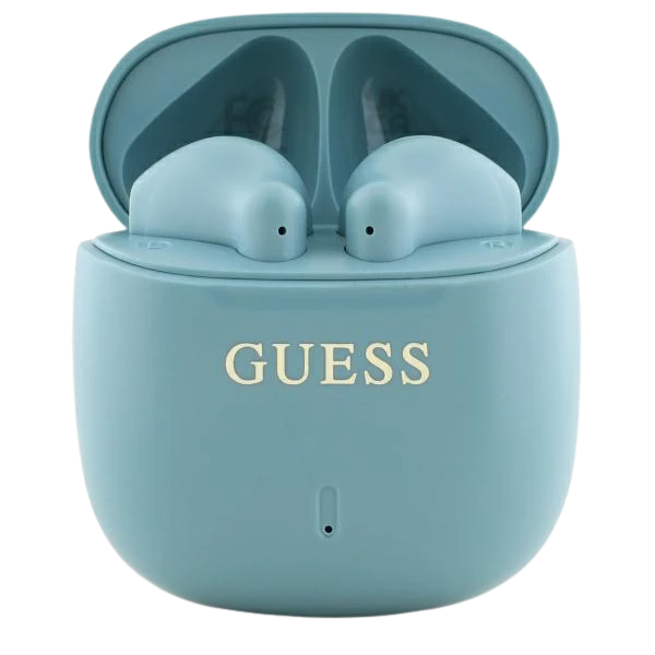 Guess ausinės Bluetooth GUTWSJ14ESGQ TWS turkio spalvos Printed Classic Logo aprašymas - Prekės nuotrauka Guess ausinės Bluetooth GUTWSJ14ESGQ TWS turkio spalvos Printed Classic Logo aprašymas - Prekės nuotrauka