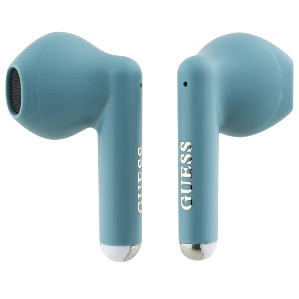 Guess ausinės Bluetooth GUTWSJ14ESGQ TWS turkio spalvos Printed Classic Logo aprašymas - Prekės nuotrauka Guess ausinės Bluetooth GUTWSJ14ESGQ TWS turkio spalvos Printed Classic Logo aprašymas - Prekės nuotrauka