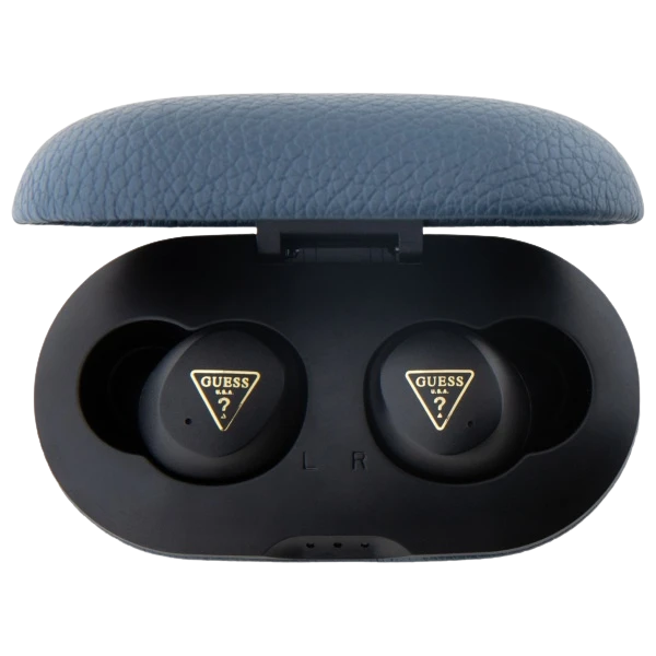 Guess ausinės Bluetooth GUTWSPGTSPSB TWS mėlynos spalvos Grained Classic Logo aprašymas - Prekės nuotrauka Guess ausinės Bluetooth GUTWSPGTSPSB TWS mėlynos spalvos Grained Classic Logo aprašymas - Prekės nuotrauka