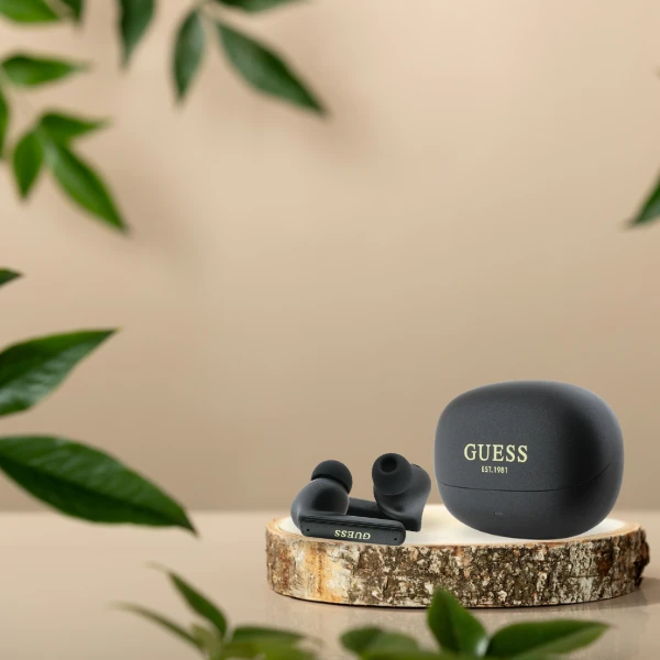 Guess ausinės Bluetooth GUTWST88MCTGK TWS + juodos spalvos Capsule Printed Logo aprašymas - Prekės nuotrauka Guess ausinės Bluetooth GUTWST88MCTGK TWS + juodos spalvos Capsule Printed Logo aprašymas - Prekės nuotrauka