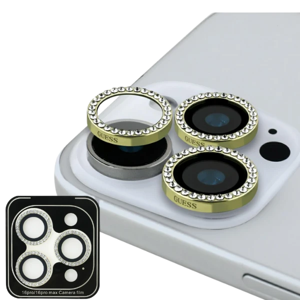 Rinkinys 2in1 Guess BP Rhinestone apsauginis stiklas ekranui ir kamerai Apple iPhone 16 Pro Max aprašymas - Prekės nuotrauka Rinkinys 2in1 Guess BP Rhinestone apsauginis stiklas ekranui ir kamerai Apple iPhone 16 Pro Max aprašymas - Prekės nuotrauka