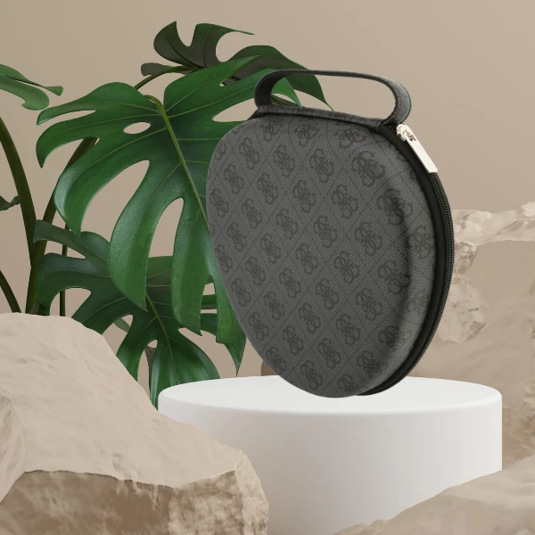 Ausinės Guess Carry Box Headphone Case - Juodas aprašymas - Prekės nuotrauka