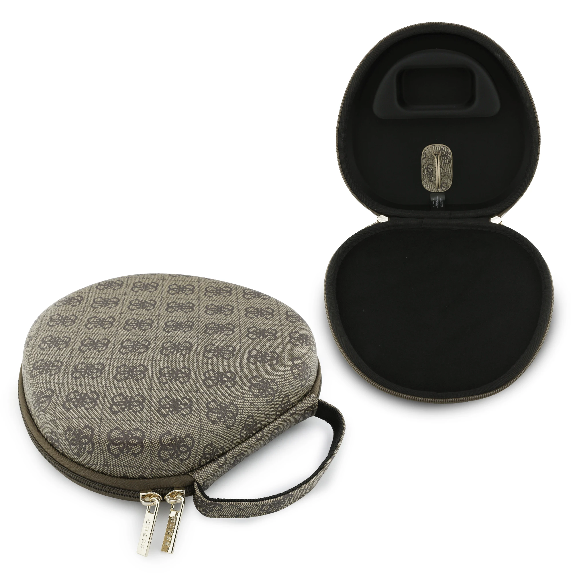 Guess Carry Box ausinės case - ruda aprašymas - Prekės nuotrauka