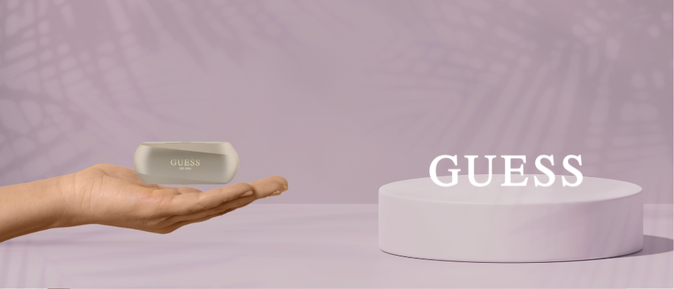 „guess“ pailgas metalinis atspausdintas logotipas su „Bluetooth“
