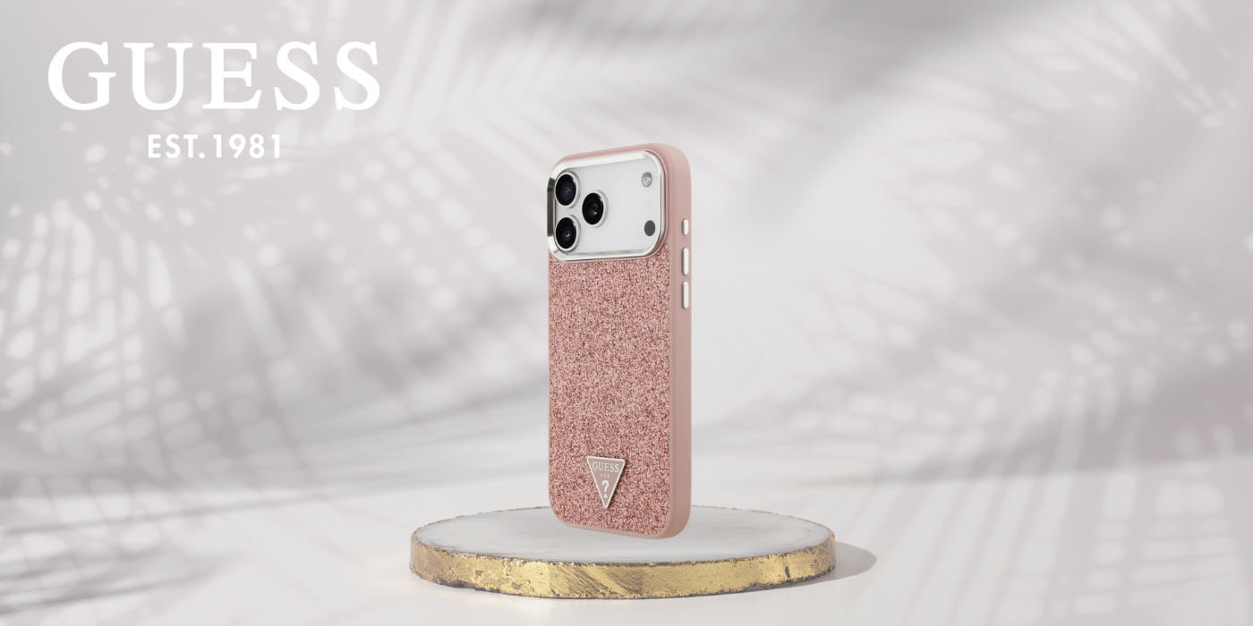 „Guess“ blizgantis trikampio formos logotipo „MagSafe“ dėklas, skirtas „iPhone 17 Pro Max“ - Rožinė aprašymas - Prekės nuotrauka „Guess“ blizgantis trikampio formos logotipo „MagSafe“ dėklas, skirtas „iPhone 17 Pro Max“ - Rožinė aprašymas - Prekės nuotrauka