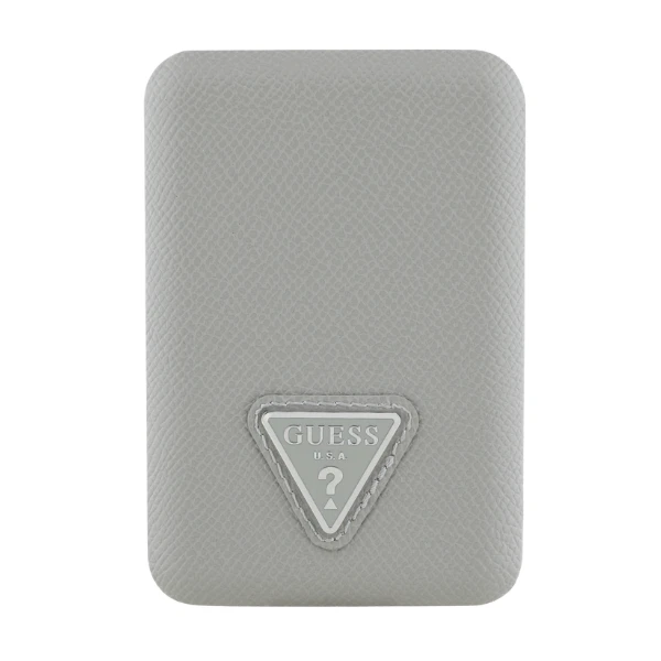 „Guess“ grūdėto trikampio formos išorinė baterija su „MagSafe“ 5000mAh 15W USB-C - rusvai gelsvas aprašymas - Prekės nuotrauka „Guess“ grūdėto trikampio formos išorinė baterija su „MagSafe“ 5000mAh 15W USB-C - rusvai gelsvas aprašymas - Prekės nuotrauka