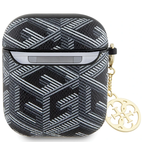 Guess GUA2PGCE4CK dėklas, skirtas AirPods 1/2 – juodas GCube Charm aprašymas - Prekės nuotrauka Guess GUA2PGCE4CK dėklas, skirtas AirPods 1/2 – juodas GCube Charm aprašymas - Prekės nuotrauka