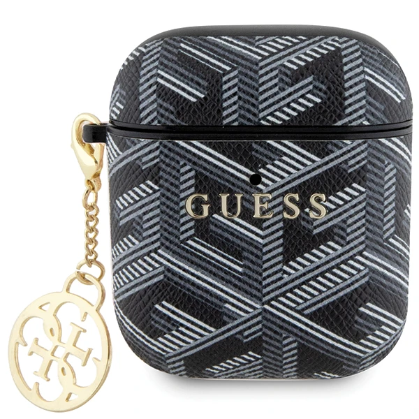 Guess GUA2PGCE4CK dėklas, skirtas AirPods 1/2 – juodas GCube Charm aprašymas - Prekės nuotrauka Guess GUA2PGCE4CK dėklas, skirtas AirPods 1/2 – juodas GCube Charm aprašymas - Prekės nuotrauka