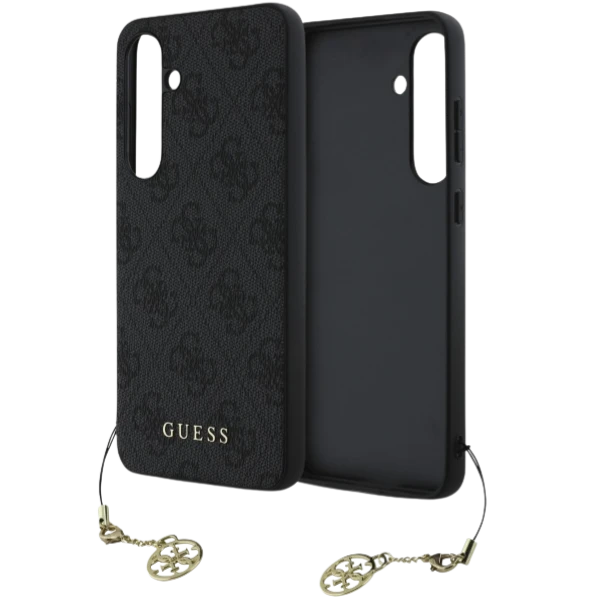 Guess GUHCS24FEGF4GGR Samsung Galaxy S24 FE S721 dėklas telefonui pilkos spalvos hardcase 4G Charms Collection aprašymas - Prekės nuotrauka Guess GUHCS24FEGF4GGR Samsung Galaxy S24 FE S721 dėklas telefonui pilkos spalvos hardcase 4G Charms Collection aprašymas - Prekės nuotrauka