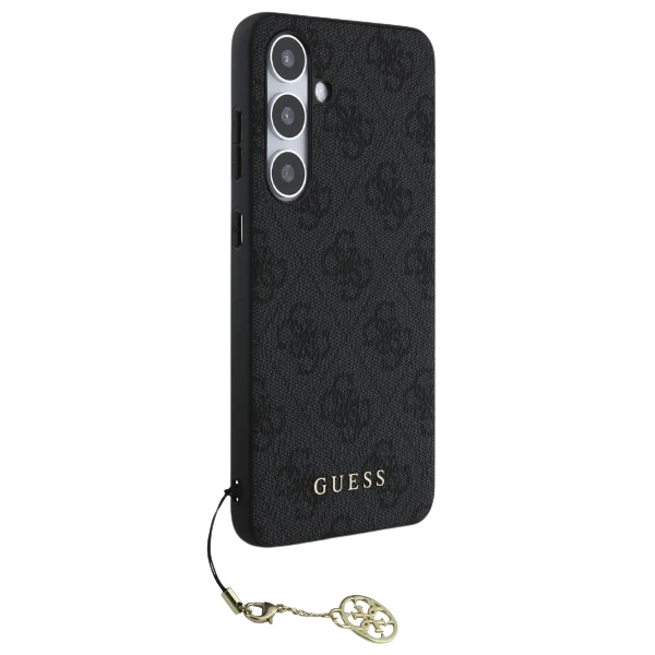 Guess GUHCS24FEGF4GGR Samsung Galaxy S24 FE S721 dėklas telefonui pilkos spalvos hardcase 4G Charms Collection aprašymas - Prekės nuotrauka Guess GUHCS24FEGF4GGR Samsung Galaxy S24 FE S721 dėklas telefonui pilkos spalvos hardcase 4G Charms Collection aprašymas - Prekės nuotrauka