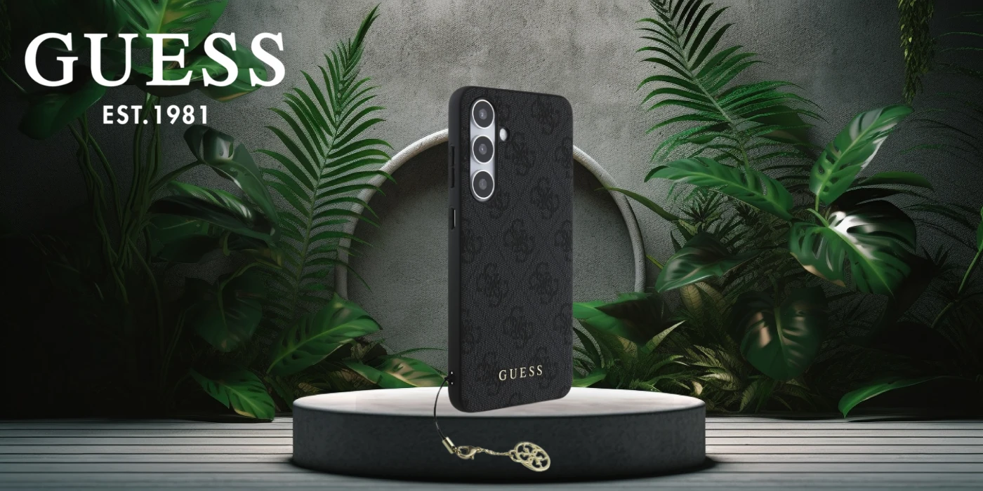 Guess GUHCS24FEGF4GGR Samsung Galaxy S24 FE S721 dėklas telefonui pilkos spalvos hardcase 4G Charms Collection aprašymas - Prekės nuotrauka Guess GUHCS24FEGF4GGR Samsung Galaxy S24 FE S721 dėklas telefonui pilkos spalvos hardcase 4G Charms Collection aprašymas - Prekės nuotrauka