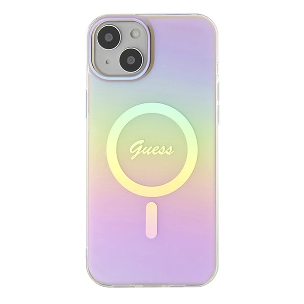 „Guess“ GUHMP15MHITSP „iPhone 15 Plus 6.7“ rausvas/rožinis kietas dėklas IML Iridescent MagSafe aprašymas - Prekės nuotrauka „Guess“ GUHMP15MHITSP „iPhone 15 Plus 6.7“ rausvas/rožinis kietas dėklas IML Iridescent MagSafe aprašymas - Prekės nuotrauka