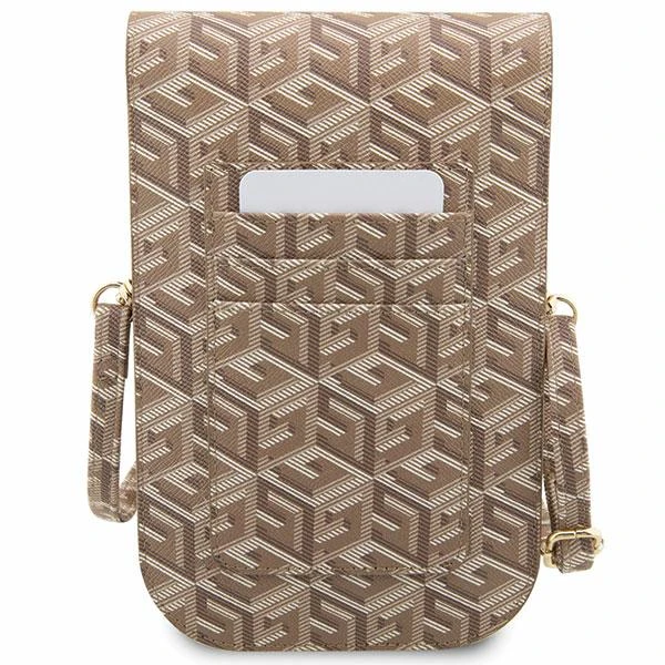 Guess Handbag GUWBHGCFSEW ruda/ruda GCube Stripe aprašymas - Prekės nuotrauka Guess Handbag GUWBHGCFSEW ruda/ruda GCube Stripe aprašymas - Prekės nuotrauka