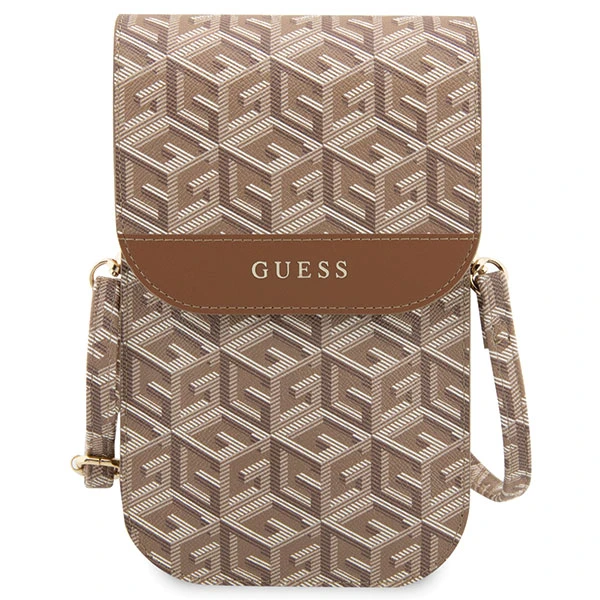 Guess Handbag GUWBHGCFSEW ruda/ruda GCube Stripe aprašymas - Prekės nuotrauka Guess Handbag GUWBHGCFSEW ruda/ruda GCube Stripe aprašymas - Prekės nuotrauka