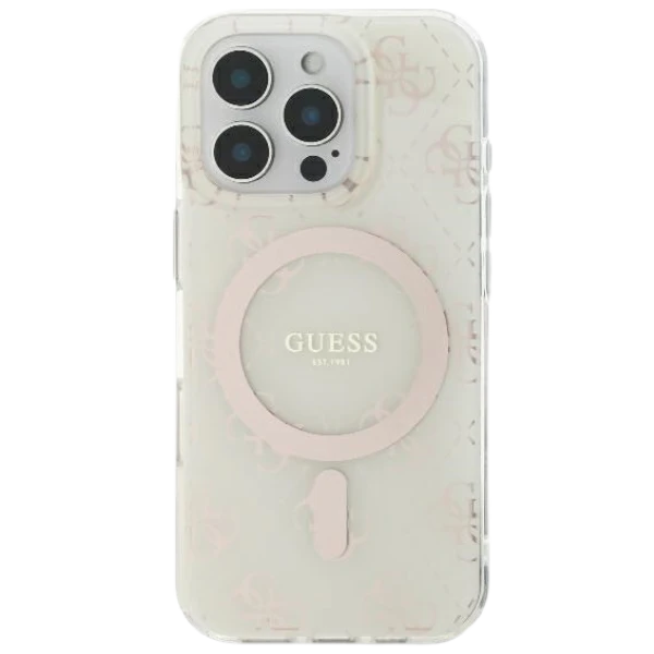 Apple iPhone 16 Plus Guess IML 4G Background MagSafe (GUHMP16MH4DTEH) dėklas telefonui baltos spalvos aprašymas - Prekės nuotrauka Apple iPhone 16 Plus Guess IML 4G Background MagSafe (GUHMP16MH4DTEH) dėklas telefonui baltos spalvos aprašymas - Prekės nuotrauka