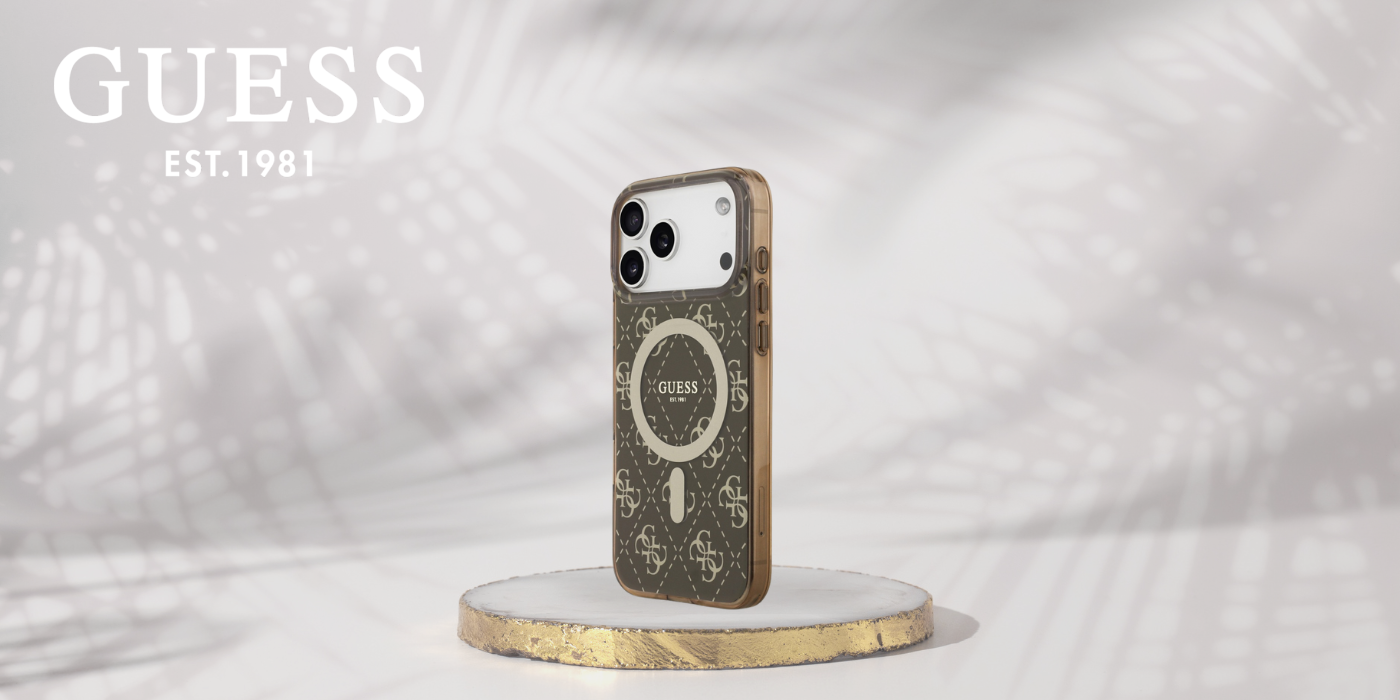 „Guess IML 4G“ „MagSafe“ dėklas su fonu, skirtas „iPhone 17 Pro“ – rudas aprašymas - Prekės nuotrauka „Guess IML 4G“ „MagSafe“ dėklas su fonu, skirtas „iPhone 17 Pro“ – rudas aprašymas - Prekės nuotrauka