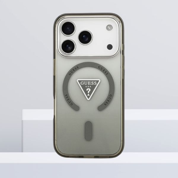 „Guess IML“ gradiento trikampio logotipo „MagSafe“ dėklas, skirtas „iPhone 17 Pro“ - Žalias aprašymas - Prekės nuotrauka „Guess IML“ gradiento trikampio logotipo „MagSafe“ dėklas, skirtas „iPhone 17 Pro“ - Žalias aprašymas - Prekės nuotrauka