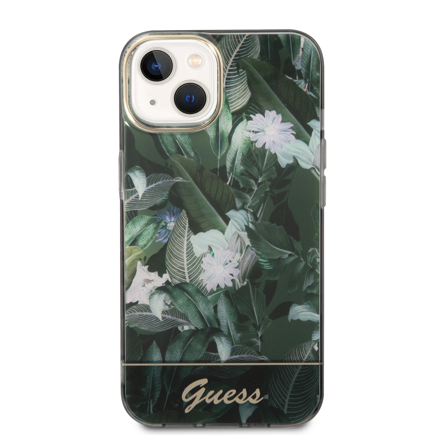Guess Jungle Collection iPhone 14 Dėklas - Žalias aprašymas - Prekės nuotrauka Guess Jungle Collection iPhone 14 Dėklas - Žalias aprašymas - Prekės nuotrauka