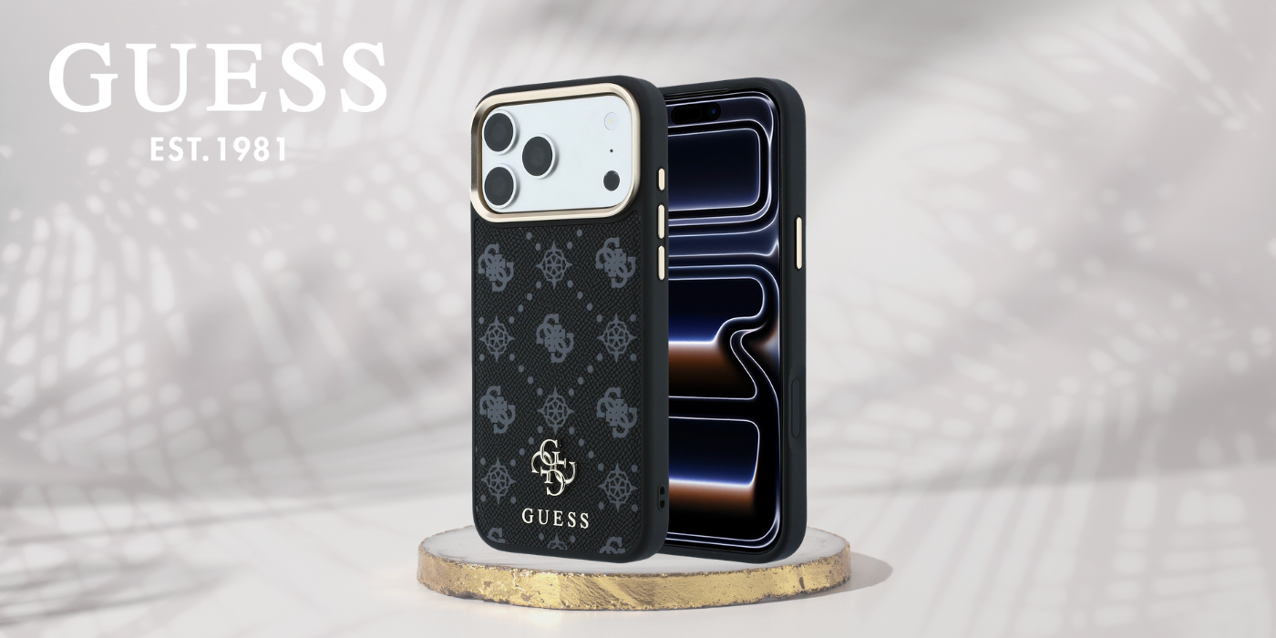 Dėklas Guess Peony 4G Small Logo MagSafe Case, skirtas iPhone 17 Pro Max / 18 Pro Max – Juoda aprašymas - Prekės nuotrauka