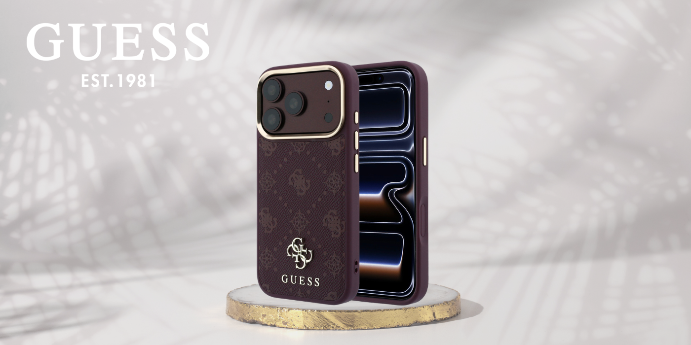 Dėklas Guess Peony 4G Small Logo MagSafe Case, skirtas iPhone 17 Pro / 18 Pro – Burgundy aprašymas - Prekės nuotrauka