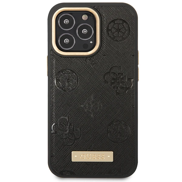 „Guess Peony Logo Plate MagSafe“ dėklas, skirtas iPhone 14 Pro Max 6.7 „Guess Peony Logo Plate MagSafe“ dėklas, skirtas iPhone 14 Pro Max 6.7